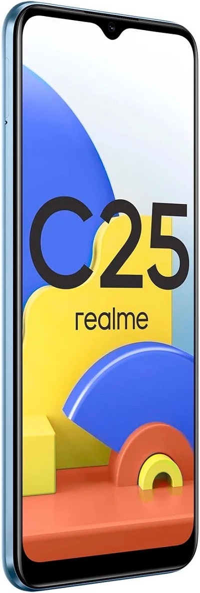 Смартфон Realme C25 4/64Гб Water Blue (RMX 3191), фото 2
